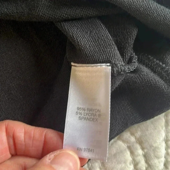 NWT JJill  Long Tunic Top Womens XLP Black Stretch Knit Lagenlook Capsule Chic - Picture 16 of 17